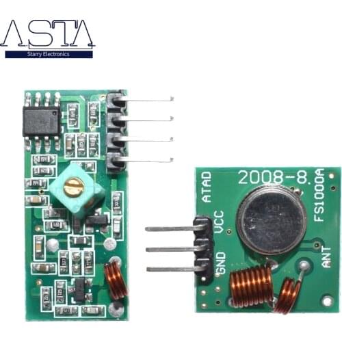 5 pair (10pcs)433Mhz RF transmitter and receiver link kit