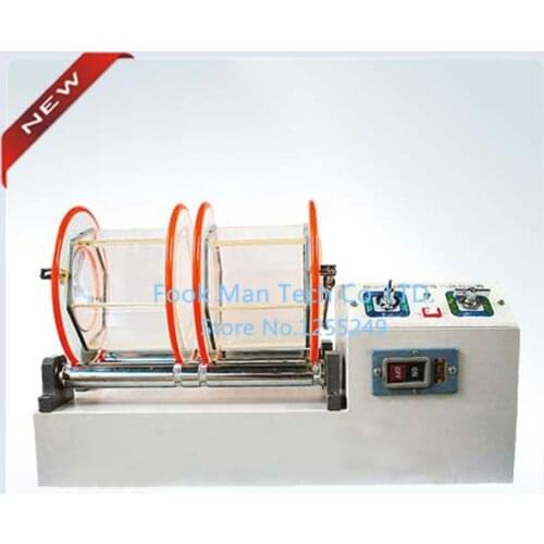 Foru Stage Speed Adjustment Rotary Tumber with Double Bucket, Time Tumbling (0-60 minutes)