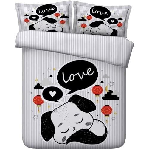 Cartoon Kids Bedding set Boys Girls Twin Queen Full Luxury Cotton quilt duvet cover bed in a bag sheets linen Cal King size 4PCS