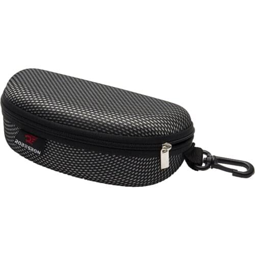 Fashion Black Portable Zipper Eye Glasses Sunglasses Hard Case Box Protector