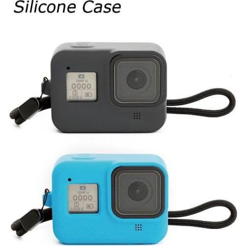 Soft Silicone Case for GoPro Hero 8 Black Protective Film Protector Housing Cover Shell for Go Pro 8 Action Camera Accessories
