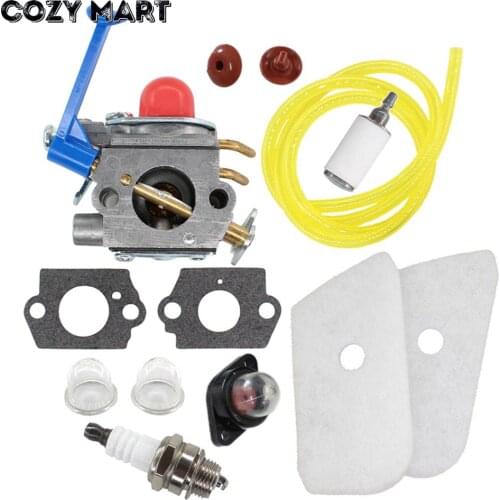 Carburetor Air Filter Primer Bulb Set Fit HUS 124 L, 125 L LD, 128 C L LD LDX, 128 R RJ DJX Trimmer Zama C1Q-W40A 42821410300