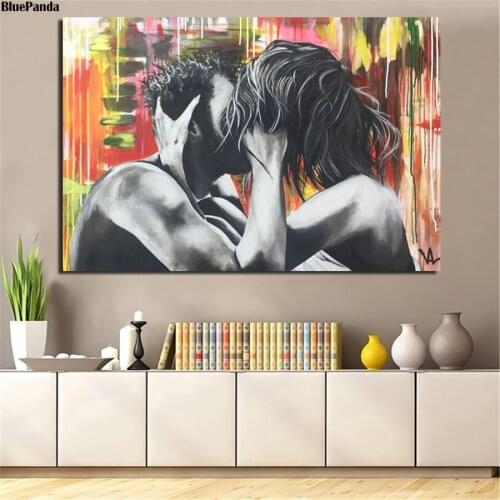Love Always Nordic Style Wall Art Canvas Painting Poster Abstract Print Decorative Picture for Living Room Home Decor