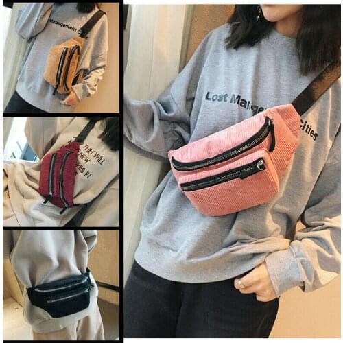 Men Women Waist Bag Fanny Pack Running Zip Belt Money Pouch Travel Holiday Bag