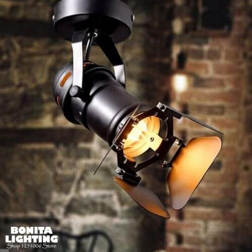 Industry Wind retro pendant lamp Studio Iron projector Camera pendant lamp ceiling Edison retro hanging lamps