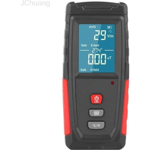 WT3121 Handheld Digital LCD EMF Meter Electromagnetic Radiation Tester Electric Field Magnetic Field Dosimeter Detector