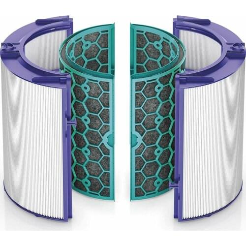 Carbon Filter for Dyson TP04 HP04 DP04 Pure Cool Hepa Purifier 969048-02 Sealed Two Stage 360 Degree Filter System