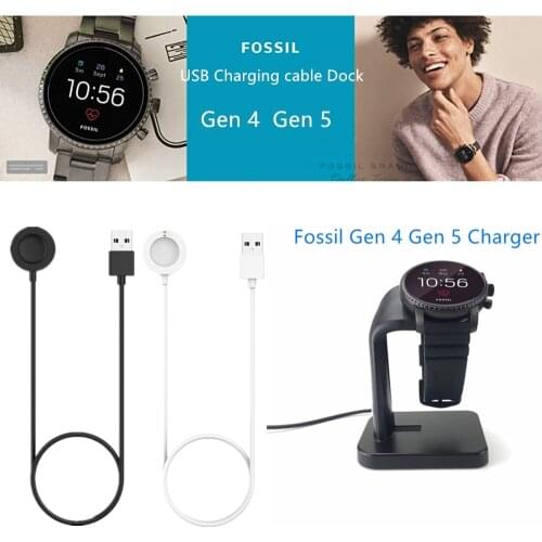 Fossil Gen 4 Charger Gen 5,Replacement Wireless Charging Dock for Fossil Charging Stand Emporio Armani,with Charging Cable 100CM