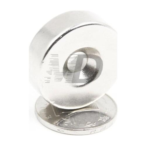 1pcs Super Strong Round Neodymium Countersunk Ring Magnets 30mm x 10mm Hole: 6.2mm N50 Neodymium Magnet Free Shipping