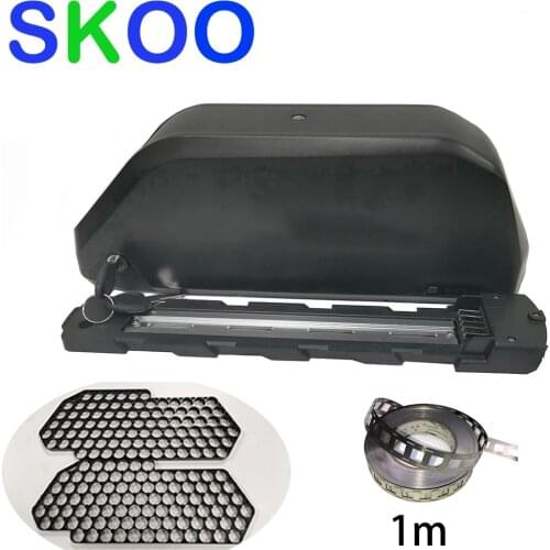 91Pcs 18650 Cells Ebike Battery Case36V/48V/52V Jumbo Shark Electric Bicycle Bike Battery Down Tube Empty Box With Nickel Strap