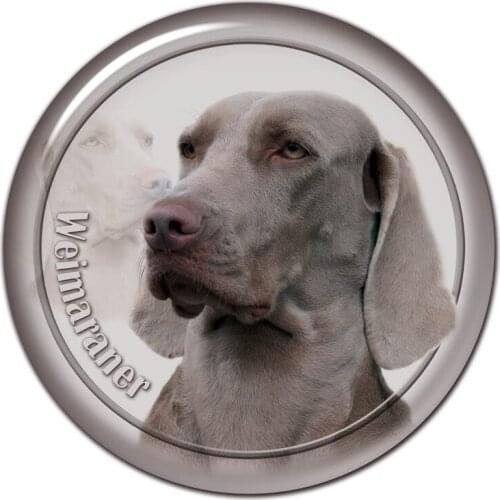 A0646# Various Sizes Removable Decal Weimaraner Breed V1 Car Sticker Waterproof Accessories on Bumper Rear Window Laptop