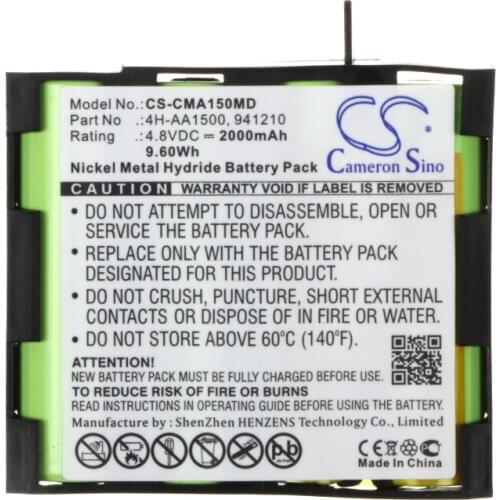 Cameron Sino Battery for Compex Edge US, Enegry, FIT, Mi, Mi-ready,US,Runner,SP 2.0, SP 4.0, Sport Elite, Vitality, voor Fit 1.0