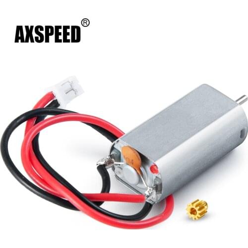 AXSPEED Silver Metal 050 Brushed Motor for 1/24 Axial SCX24 90081 RC Crawler Car Upgrade Parts Accessories