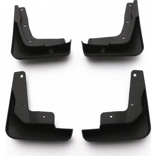 JY 4PCS Black ABS Mud guard Dirt Fender Cover Exterior Molding Trim Car Styling Accessories For HYUNDAI ENCINO KONA 2018