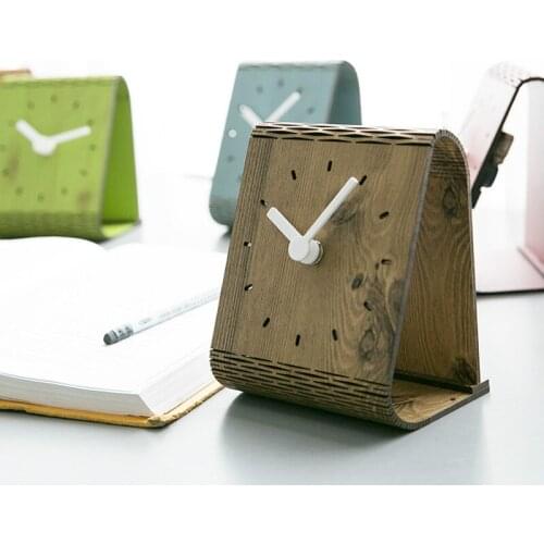 Personalized fashion home clock living room bedroom study desktop ornaments pendulum clock modern minimalist silent clockLB92610