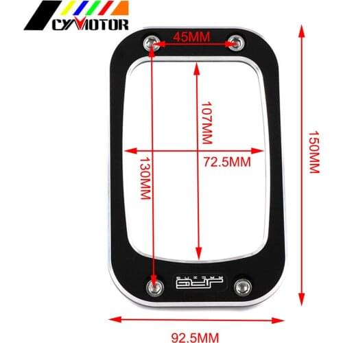 Motorcycle CNC Black Shift Boot Plate Transmission Cover For YAMAHA Rhino 660 700