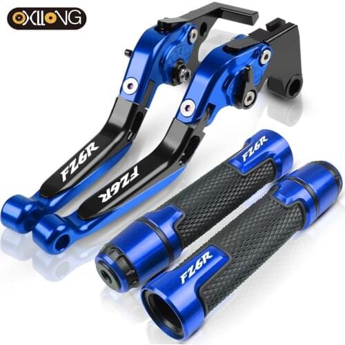 For Yamaha FZ6R 2009 2010 2011 2012 2013 2014 2015 2016 2017 Motorcycle Accessories Handlebar Hand Grips ends Brake Clutch Lever