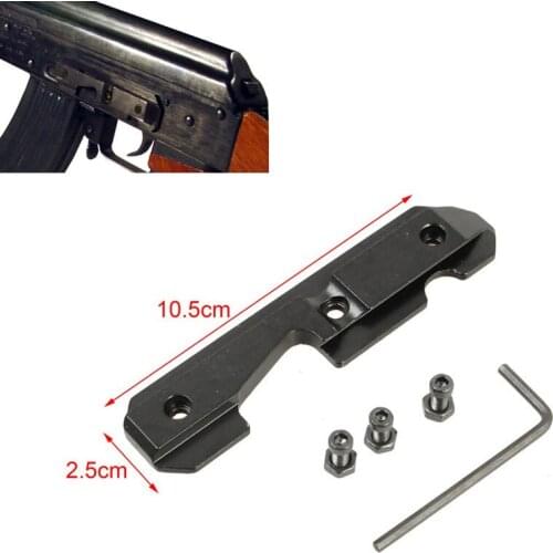 Airsoft Wrench for AK/Saiga Tactical Steel Dovetail Side Plate Stamped Milled Receiver for Hunting Rifle Side Scope Mount