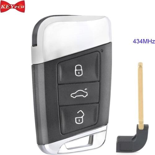 KEYECU OEM for Volkswagen Arteon Magotan MQB Passat Superb 2017 2018 2019 Remote Key Fob 3G0 959 752 /3GD 959 752 ID48/ ID49