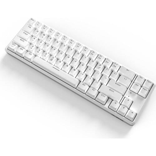 Mechanical Keyboard Wireless/Bluetooth Keyboard 68 Keys Blue/Black/Brown/Red Switch PC Wireless Keyboard