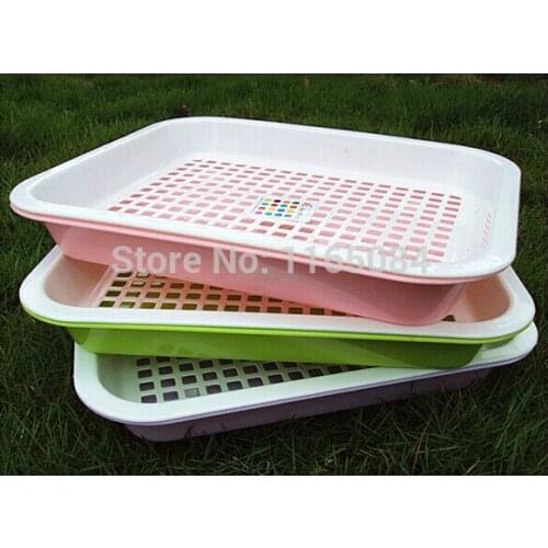 2015 new garden supplies Hot sale Seedling tray sprout plate nursery pots tray box safe pp material