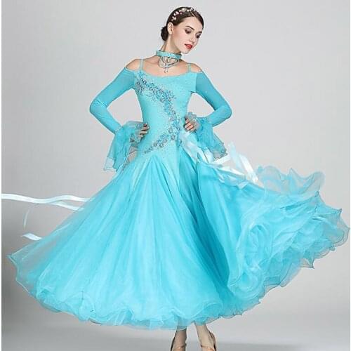 Ballroom Dance Competition Dresses Women/Ballroom Dresses/Ballroom Waltz Dresses/Ballroom Dancing/Waltz Dress