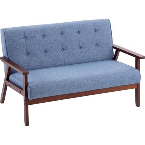 Strong Bearing Capacity Attractive Comfortable 2-seats Armchair Loveseat Sofa for Decorating