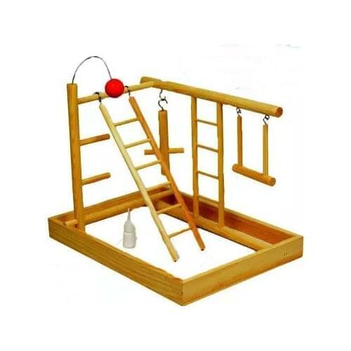 Hamster Bird parrot small pet with ladder swing and rock climbing combination set bird frame bird swing toy Sports combination