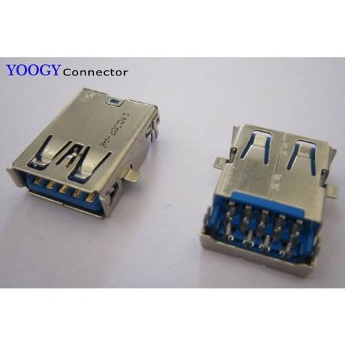 USB3.0 Socket fit for Asus ET2701I and DELL Alienware M14x R1 R2 series laptop motherboard female usb 3.0 connector