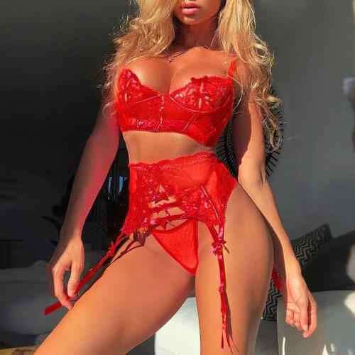 Mesh Women Underwear Sexy Lingerie Set Cut Out Bras Brief Sets Sensual Lingerie Women Sexy Underwear Erotic Lingerie Fashion