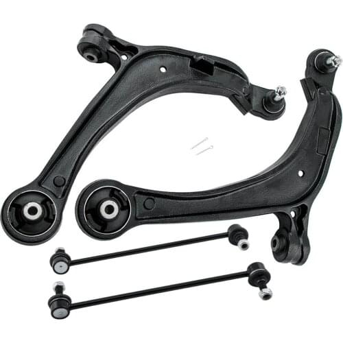 4 Piece Lower Control Arms Suspension Ball Joints Sway Bar End Links for Honda Odyssey 2011-13