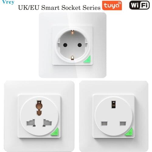 VREY 86Type Intelligent Socket Wall Socket Hotel Office Home Socket With Alexa Echo Google Home Full Socke
