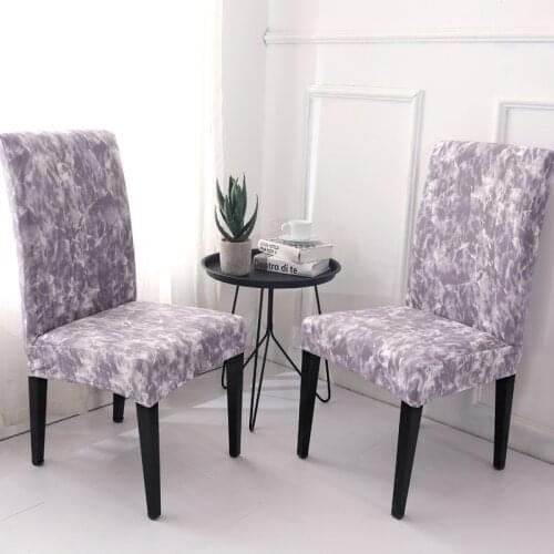Multifunctional Floral Print Chair Cover Spandex Home Dining Chair Case Elastic Universal Stretch Chair Covers