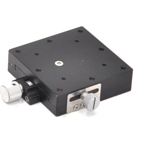 X-axis Suruga B08-111 XYEG60 manual precision displacement fine-tuning sliding table optical dovetail groove platform brass