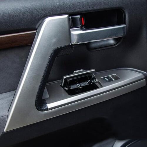 Car interior modification parts replacement For Toyota Land Cruiser LC200 2008-2015 Interior Door Handle Glass Switch Handrail