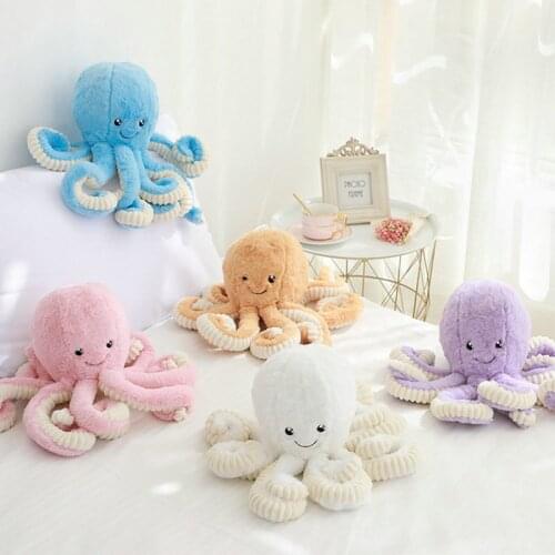 1pc Creative Octopus Plush Toys Octopus Whale Dolls & Stuffed Toys Plush Small Pendant Sea Animal Toys Children Baby Gifts
