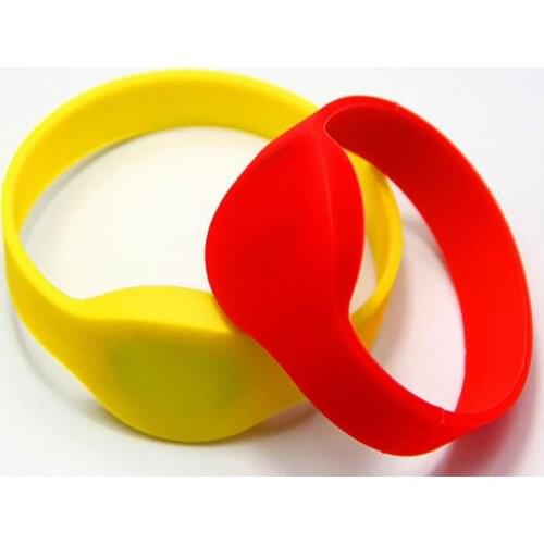 3pcs 13.56Mhz RFID Bracelet Wristband F08 1K Proximity Silicone NFC Watch Type Card key for Access Control