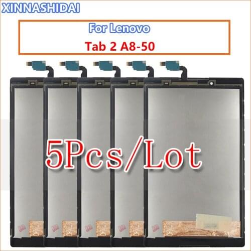 5PCS/LOT For Lenovo Tab 2 A8-50 A8-50F A8-50L ZA04 A8-50LC LCD display touch screen digitizer assembly