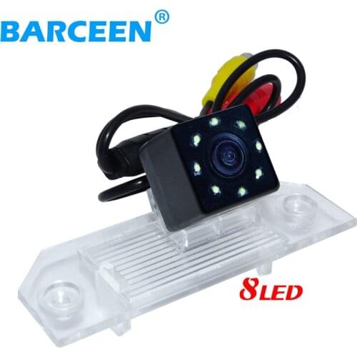 Auto wire car reversing camera include 8 led and ccd image sensor +parking line suitable for Ford-focus sedan