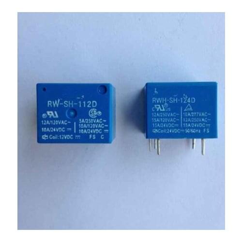 Free shipping 25pcs/lot RWH-SH-112D 12VDC 12V DIP-5 15A 12A Best quality