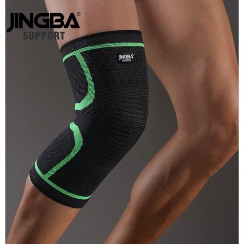 JINGBA SUPPORT Elastic Nylon knee pad Outdoor sports Volleyball basketball knee pads knee brace protector Safety rodillera