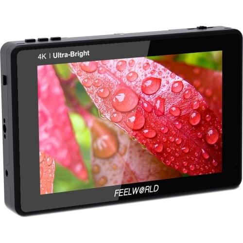 FEELWORLD LUT7S 7 Inch 3G-SDI 4KHDMI 2200nits 3D LUT Touch Screen DSLR Camera Field Monitor with Waveform VectorScope Histogram