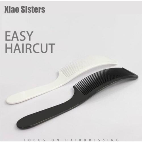Ultra Thin Hair Comb Anti Static Anti-slip Handle Haircut Curved Combs Arc Design Professional Salon Hairdressing Tools