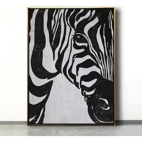Large Abstract Animal Painting Canvas Painting Abstract Animal Wall Art Original Art Work Posters for Living Room Home Decor