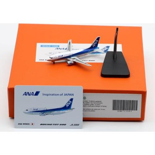 1:400 Alloy Collectible Plane Gift JC Wings EW4735005 ANA Airlines "Farewell" Boeing B737-500 Diecast Aircraft Jet Model JA306K