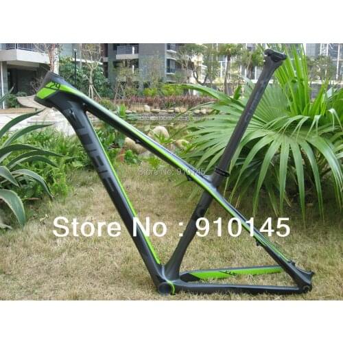 Hot Sales ! Free Shipping ! Cube Reaction GTC 29er Carbon Mountain Bike Frame Green/Grey/Black