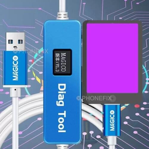 Magico Diag DFU Box Tool One Button Purple Screen Read Write SN Serial Number WIFI BT for IPhone 6-X & iPad MiNi