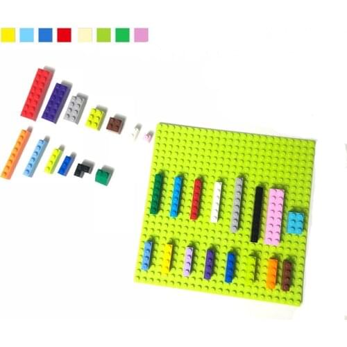 Education Toys Bricks DIY Juguetes Bloques Compatible City Classic Basic Bulk Building Blocks for Children Adults 2*4 2*2 Dots