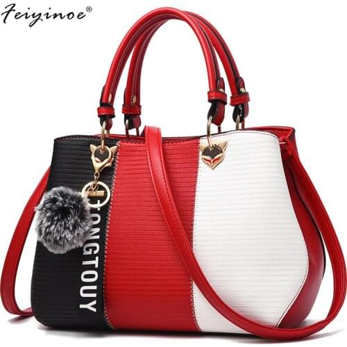 Women Bags Luxury Handbags Women Messenger Bags Cover Rivet Bag Girls Fashion Shoulder Bag Ladies PU Leather Handbags