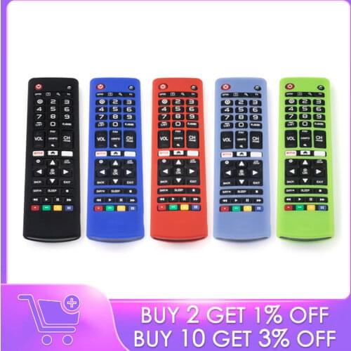 Silicone Remote Controller Cases Protective Covers for LG Smart TV Remote Control AKB75095307 AKB74915305 AKB75375604